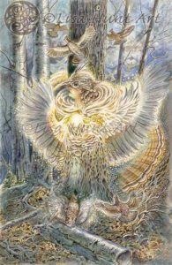 Le Chaudron de Morrigann: The Winged Enchantment Oracle Deck (14. Grouse)