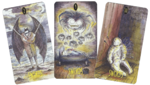 Le Chaudron de Morrigann: The Shadowland Tarot (Eventail de lames mineures)